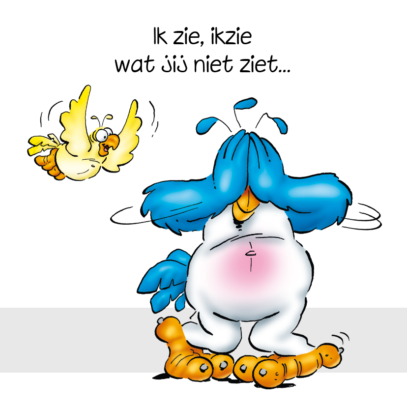 Rocco verjaardag 36 papegaai met handen voor ogen RN. - Verjaardagskaarten Verjaardagskaarten - Rocco verjaardag 36 papegaai met handen voor ogen RN.