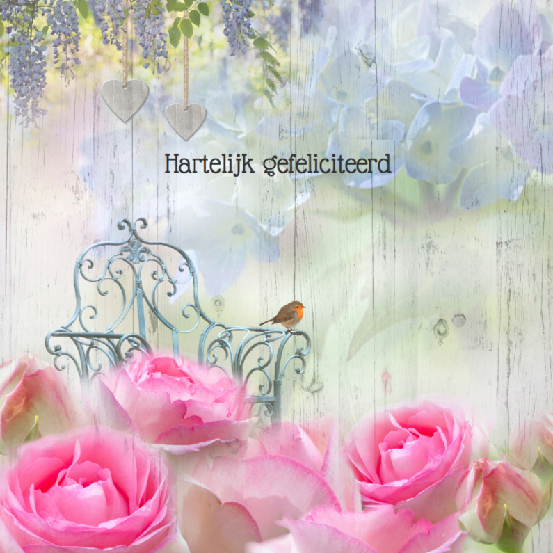 Romantisch met pastel - Verjaardagskaarten Verjaardagskaarten - Romantisch met pastel