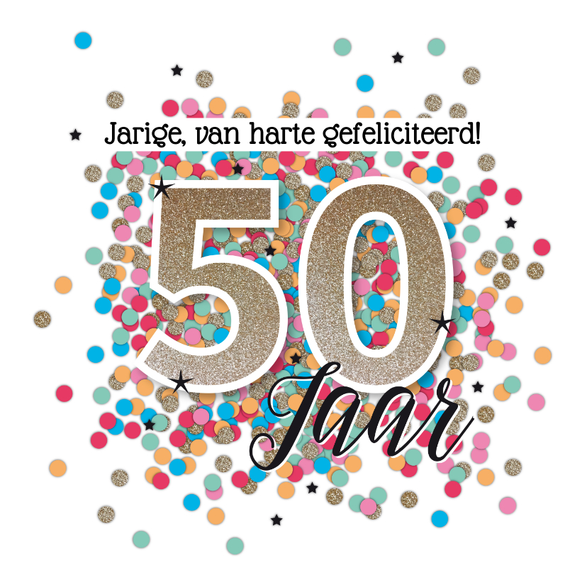 Verrassend Sarah 50 jaar felicitatie kaart verjaardag | Kaartje2go IH-81