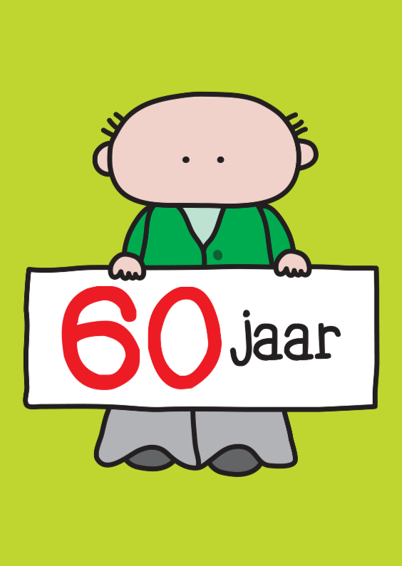 Wonderlijk Verjaardag 60 Jaar - Verjaardagskaarten | Kaartje2go YY-17