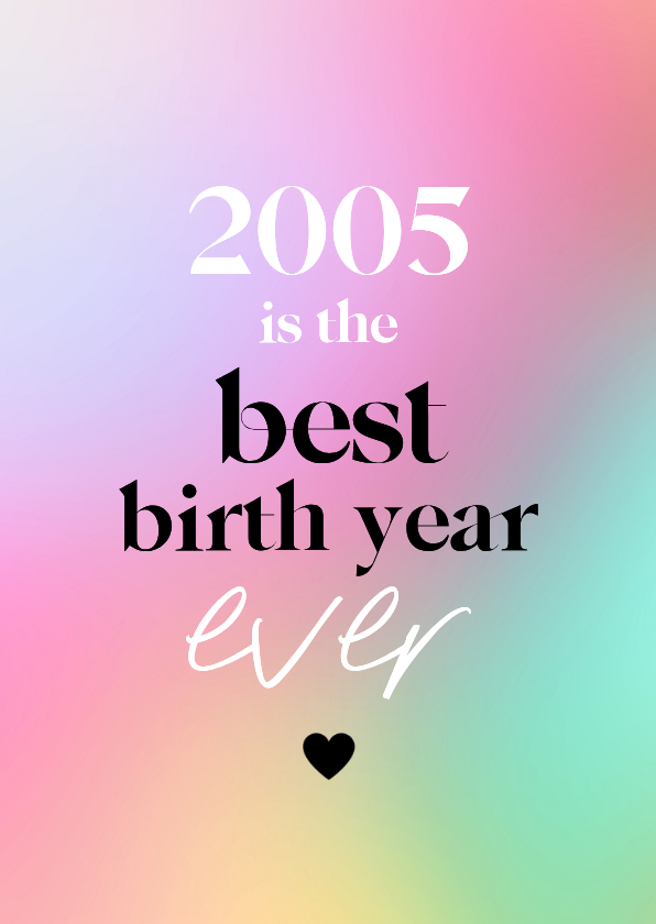 Verjaardagskaarten - Verjaardag belangrijke nieuwsfeiten in het geboortejaar 2005