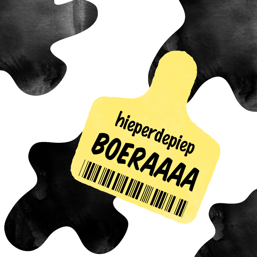 Verjaardagskaarten - Verjaardag Boeraa
