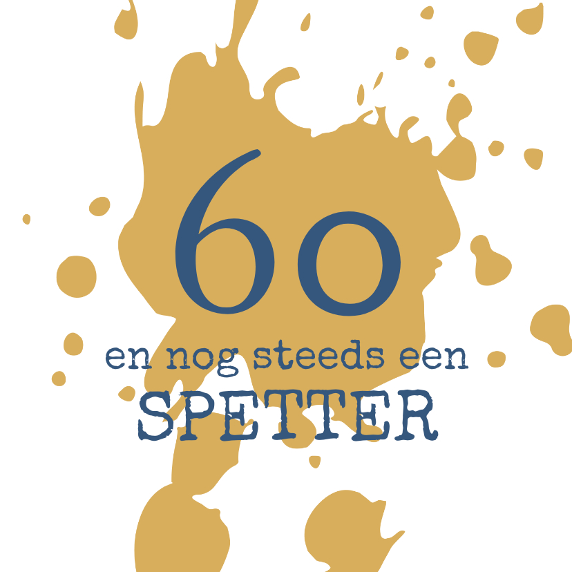 Verjaardagskaarten - Verjaardag Een spetterende felicitatie