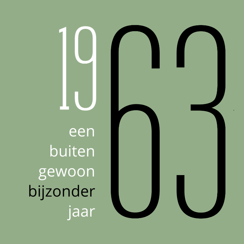 Verjaardagskaarten - Verjaardag geboorte 1963
