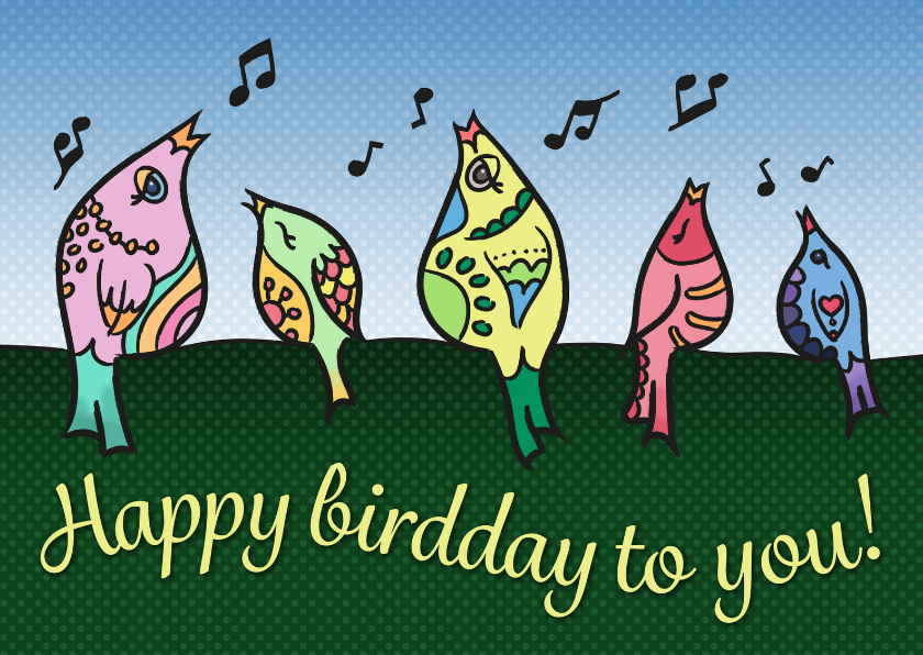 Verjaardag - happy birdday! - Verjaardagskaarten Verjaardagskaarten - Verjaardag - happy birdday!