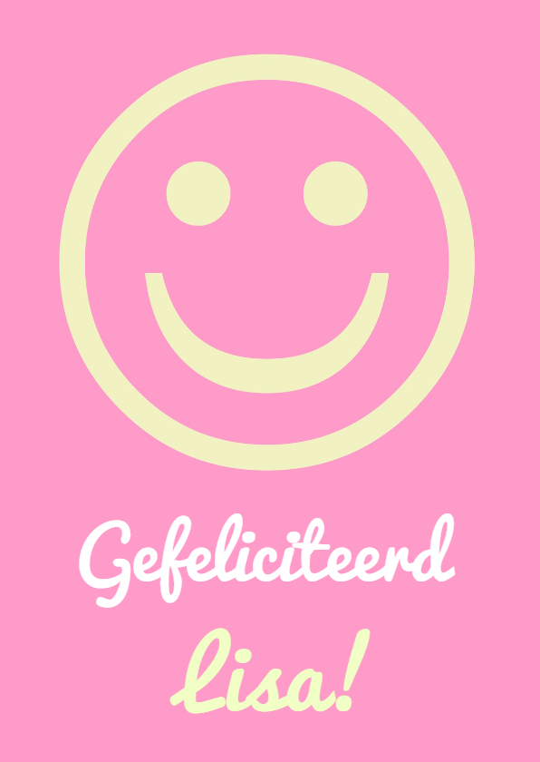 Verjaardag lieve smiley IW - Verjaardagskaarten Verjaardagskaarten - Verjaardag lieve smiley IW