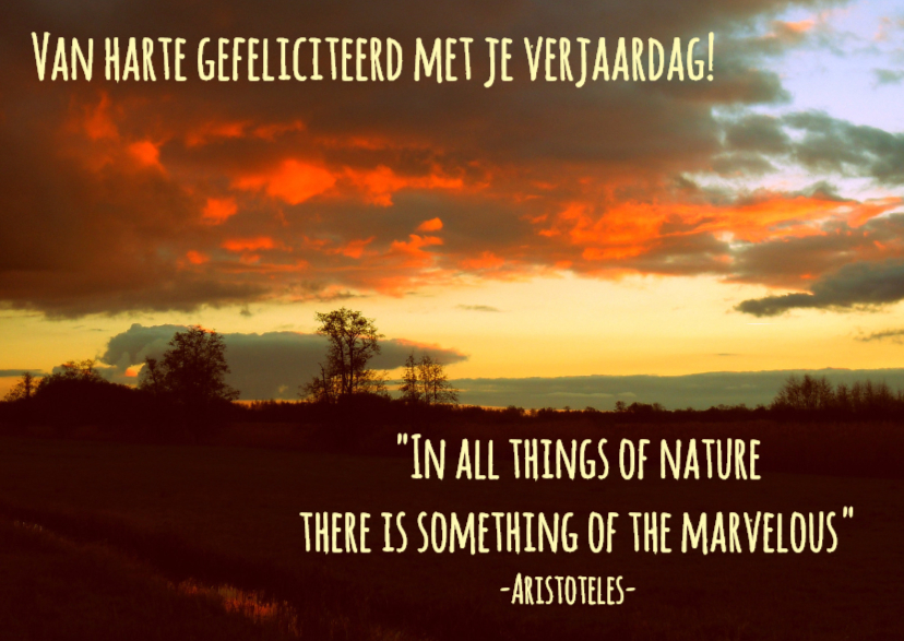 Verjaardag natuurpracht IW - Verjaardagskaarten Verjaardagskaarten - Verjaardag natuurpracht IW