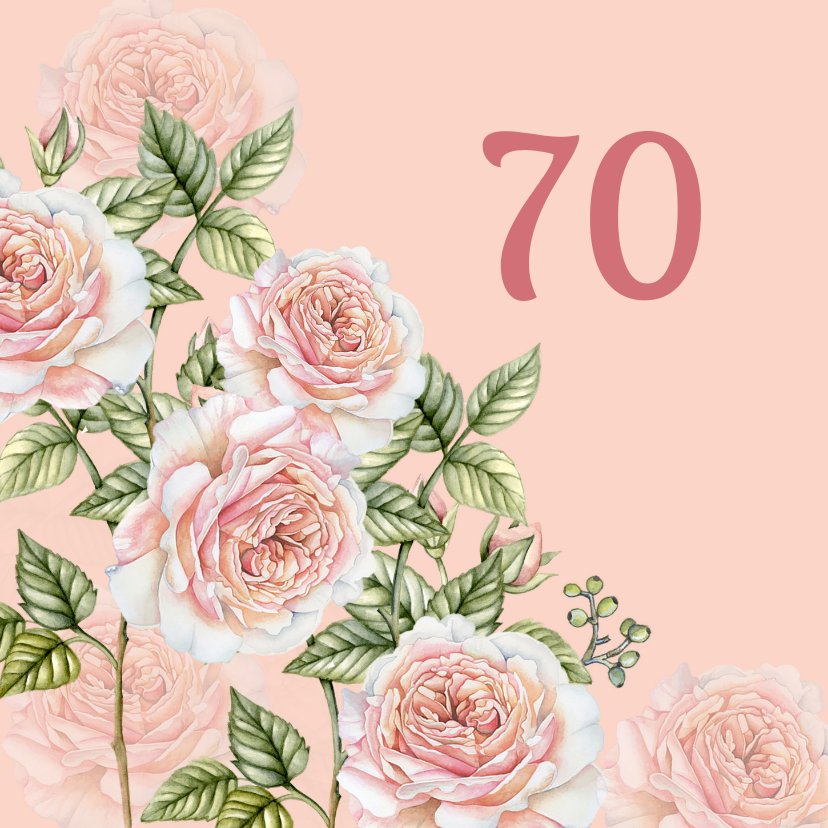 Verjaardag romantische rozen - Verjaardagskaarten Verjaardagskaarten - Verjaardag romantische rozen