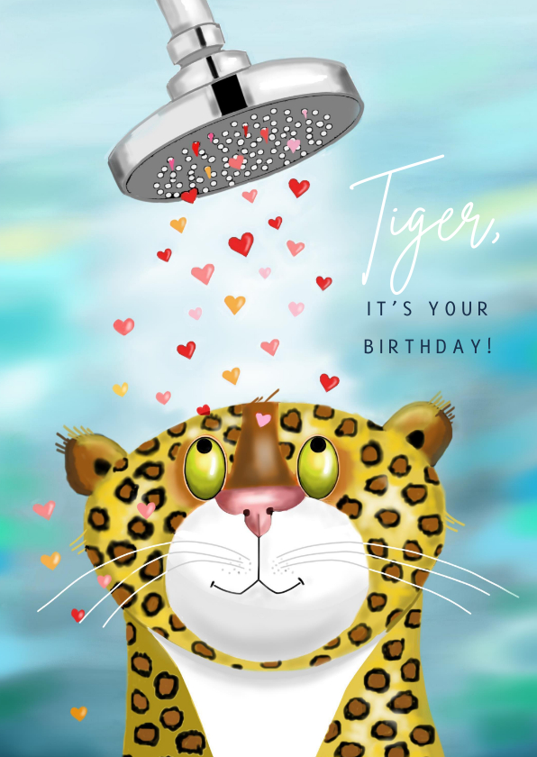 Verjaardagskaarten - Verjaardag - Tiger it's your birthday