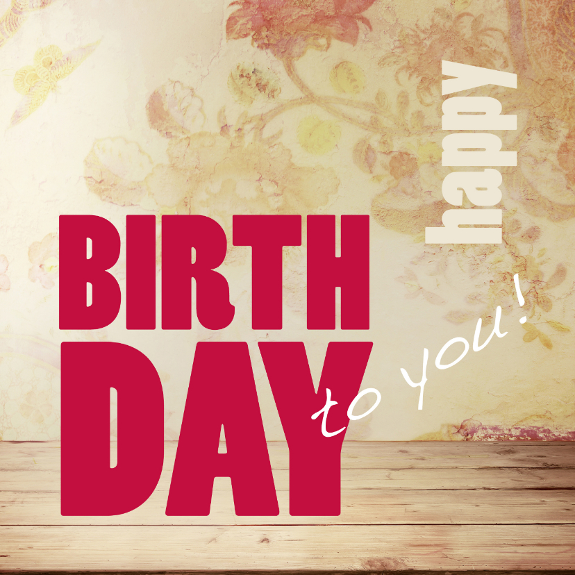 Verjaardagkaart Happy BDAY - SG - Verjaardagskaarten Verjaardagskaarten - Verjaardagkaart Happy BDAY - SG