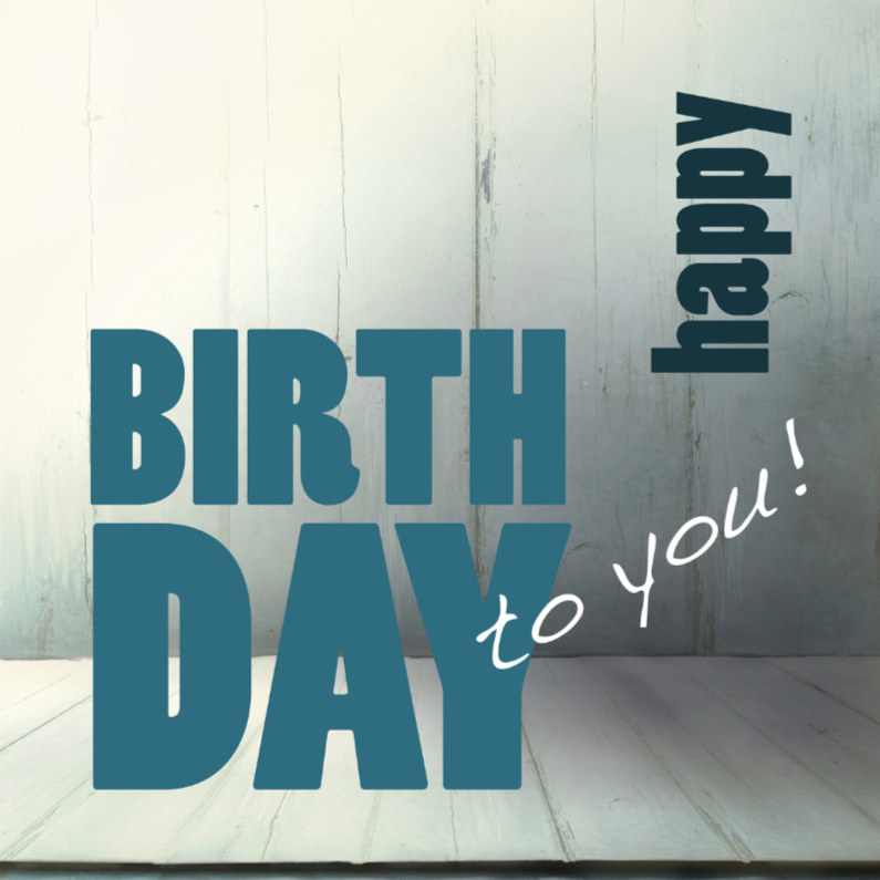 Verjaardagkaart Happy Birthday Hout 2 - SG - Verjaardagskaarten Verjaardagskaarten - Verjaardagkaart Happy Birthday Hout 2 - SG