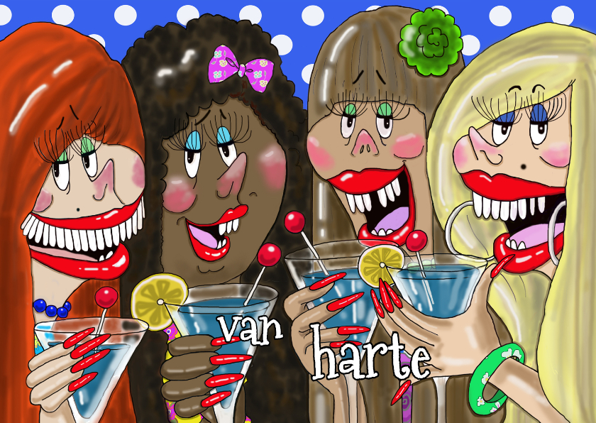 Verjaardagskaart Cocktail - Verjaardagskaarten Verjaardagskaarten - Verjaardagskaart Cocktail