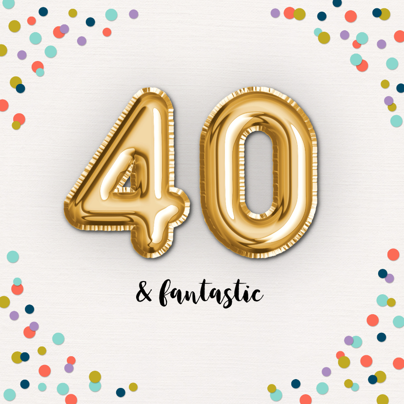 Verjaardagskaarten - Verjaardagskaart Fantastic-40