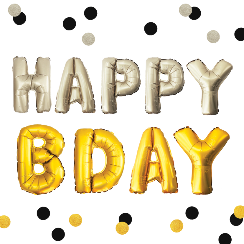 verjaardagskaart felicitatie happy b-day - Verjaardagskaarten Verjaardagskaarten - verjaardagskaart felicitatie happy b-day