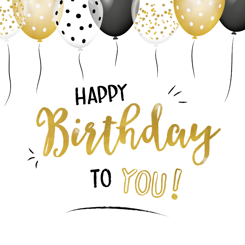 Verjaardagskaart birthday to you | Kaartje2go