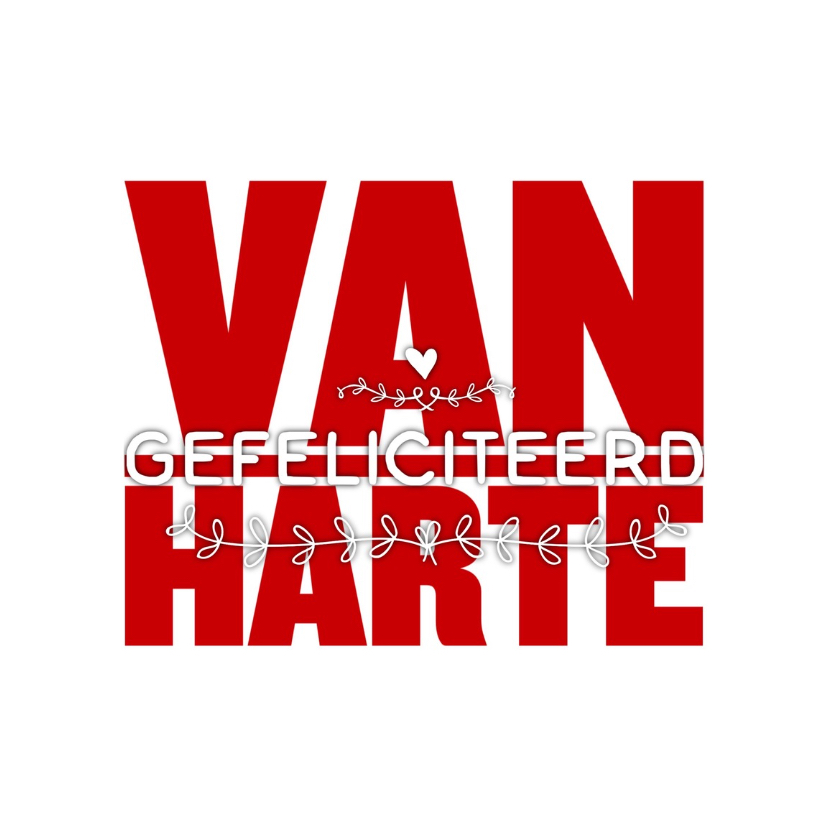 Verjaardagskaart hart(e) - LB - Verjaardagskaarten Verjaardagskaarten - Verjaardagskaart hart(e) - LB