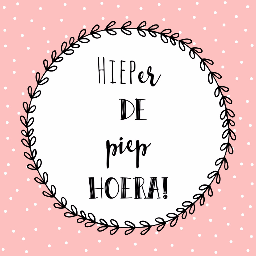 Verjaardagskaart Hieperdepiep-WW - Verjaardagskaarten Verjaardagskaarten - Verjaardagskaart Hieperdepiep-WW