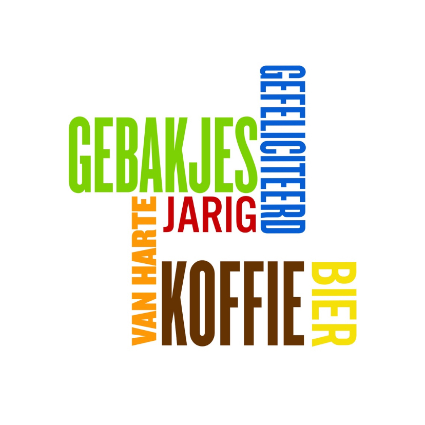 Verjaardagskaart Jarig IV - LB - Verjaardagskaarten Verjaardagskaarten - Verjaardagskaart Jarig IV - LB