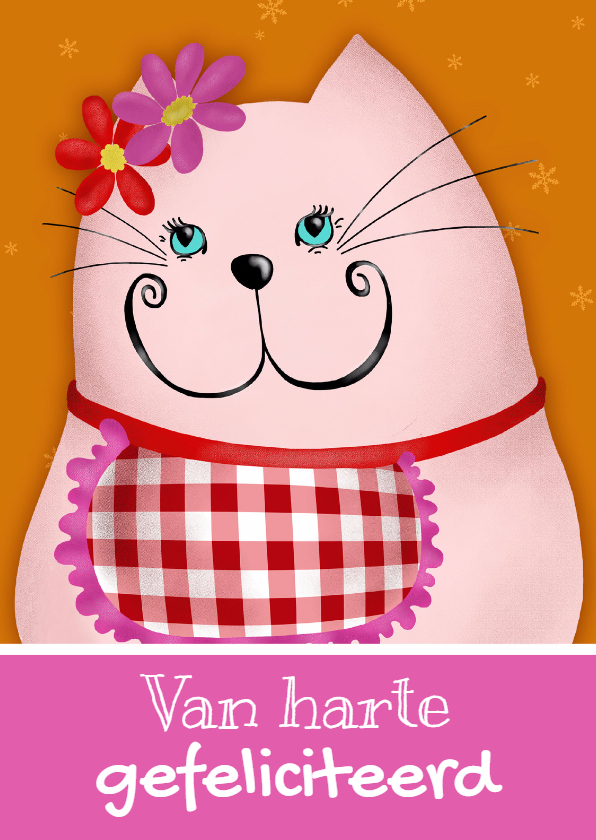 Verjaardagskaart Kat Mama Verjaardagskaarten Kaartje2go Mama Gefeliciteerd Met Je Verjaardag