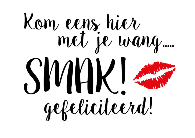 Verjaardagskaart SMAK - Verjaardagskaarten Verjaardagskaarten - Verjaardagskaart SMAK