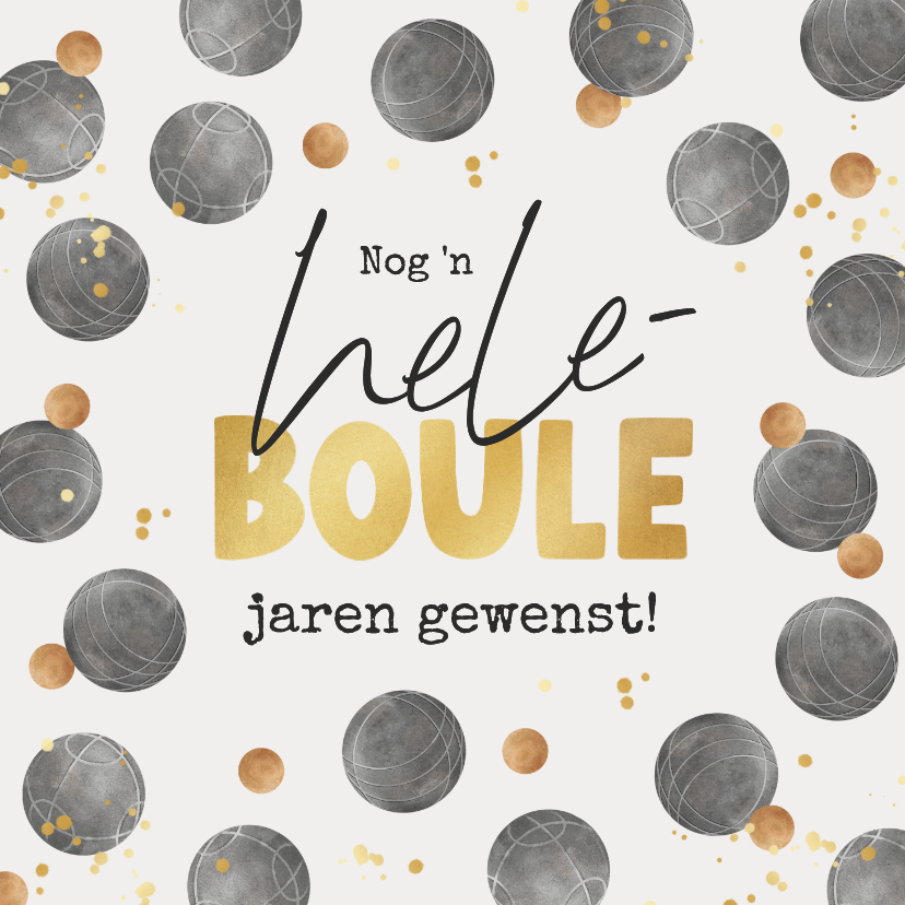 Verjaardagskaart sport pétanque jeu de boules humor - Verjaardagskaarten Verjaardagskaarten - Verjaardagskaart sport pétanque jeu de boules humor