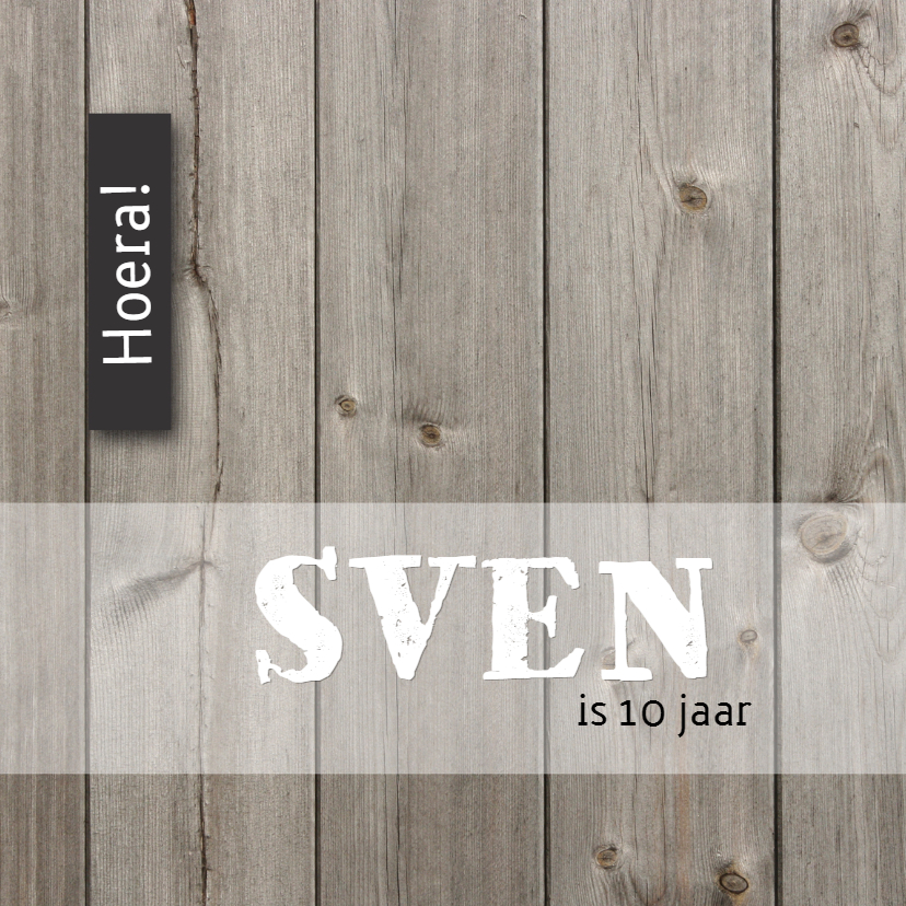 Verjaardagskaart Sven LS - Verjaardagskaarten Verjaardagskaarten - Verjaardagskaart Sven LS