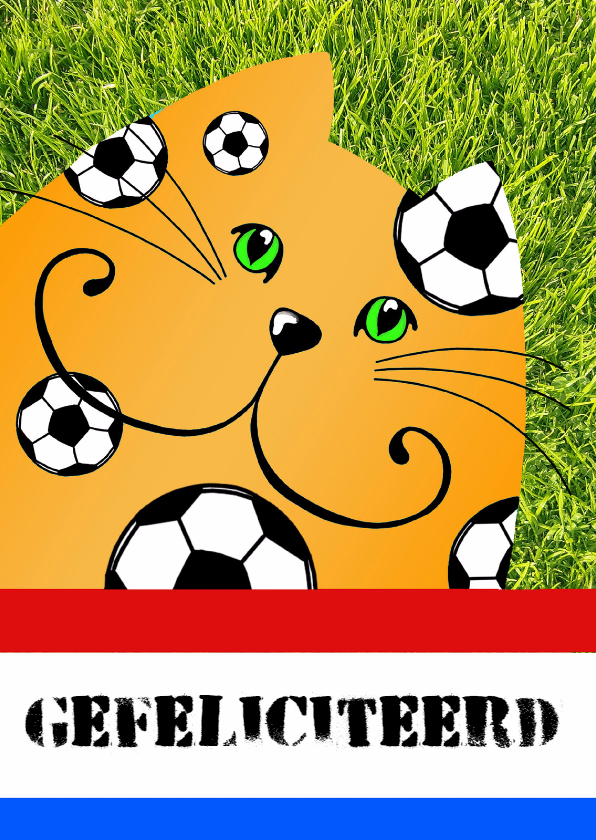 Verjaardagskaart voetballen - Verjaardagskaarten Verjaardagskaarten - Verjaardagskaart voetballen