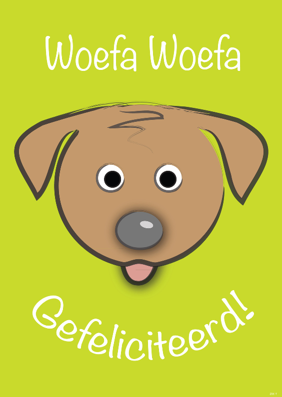 zoe-t hond woefa woefa - Verjaardagskaarten Verjaardagskaarten - zoe-t hond woefa woefa