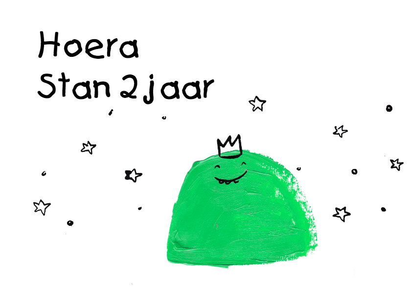 Zoete monster - Verjaardagskaarten Verjaardagskaarten - Zoete monster