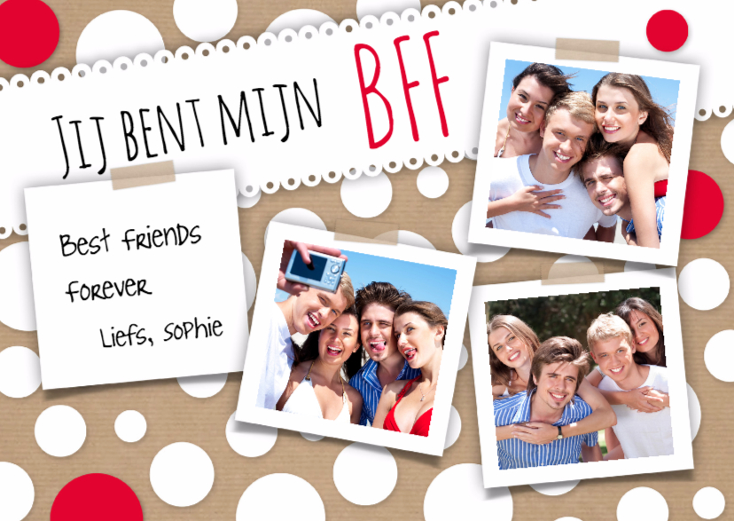 Best Friends BFF-isf - Vriendschap kaarten - Kaartje2go