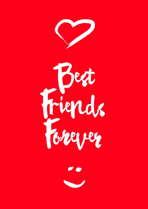 Vriendschap kaarten - Best Friends Forever-isf