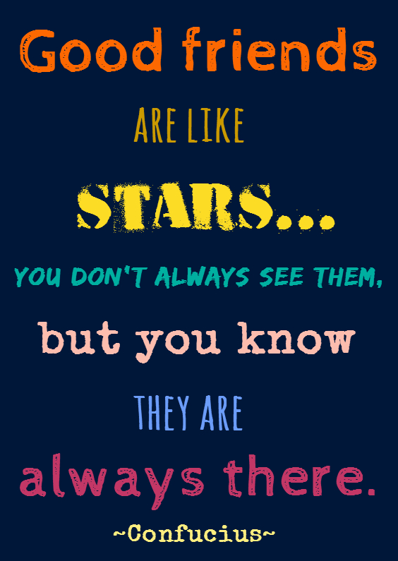 Good friends are like stars - Vriendschap kaarten Vriendschap kaarten - Good friends are like stars