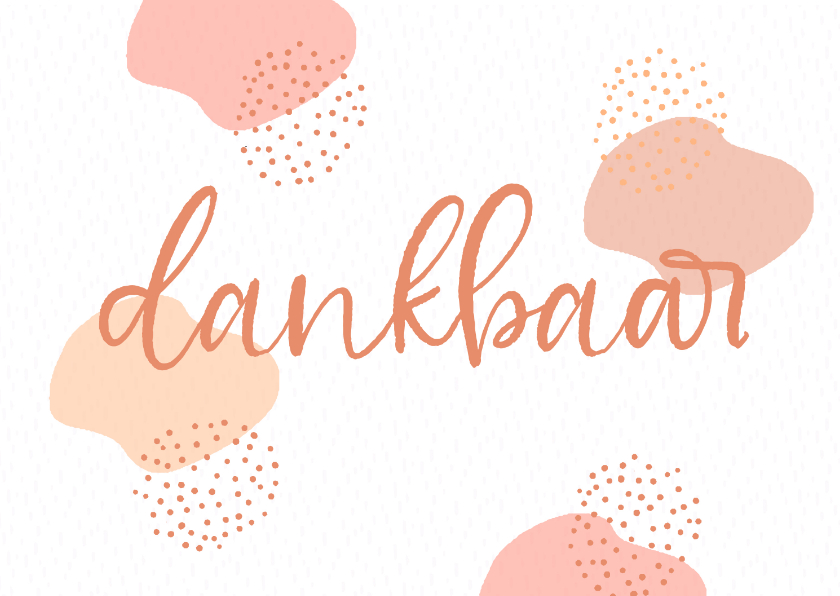 Mooie dankbaarheidskaart met warme kleuren - Vriendschap kaarten Vriendschap kaarten - Mooie dankbaarheidskaart met warme kleuren