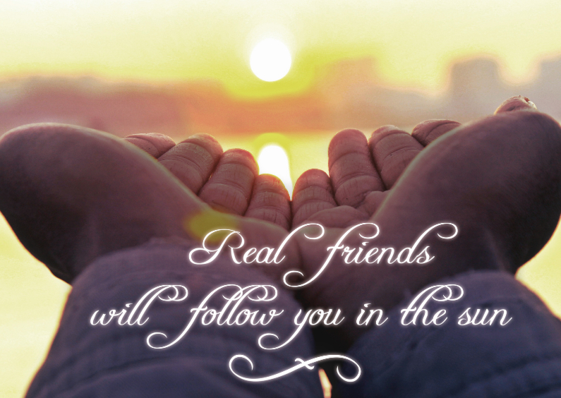 Real friends - BK - Vriendschap kaarten Vriendschap kaarten - Real friends - BK