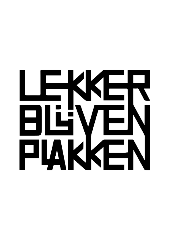 Spreuk, lekker blijven plakken - Vriendschap kaarten Vriendschap kaarten - Spreuk, lekker blijven plakken