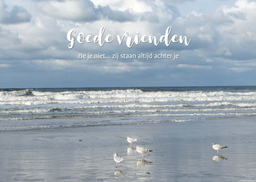 vriendschap Horizon aan zee - Vriendschap kaarten Vriendschap kaarten - vriendschap Horizon aan zee