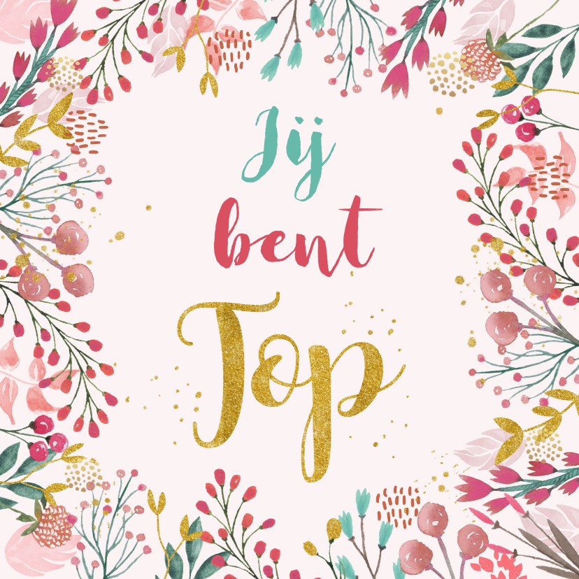 Vriendschapkaart voorjaarsbloemen - Vriendschap kaarten Vriendschap kaarten - Vriendschapkaart voorjaarsbloemen