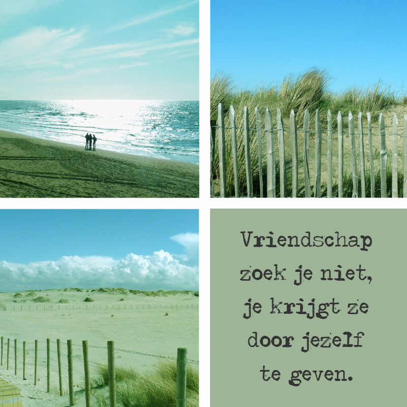Vriendschapskaart jezelf geven - Vriendschap kaarten Vriendschap kaarten - Vriendschapskaart jezelf geven