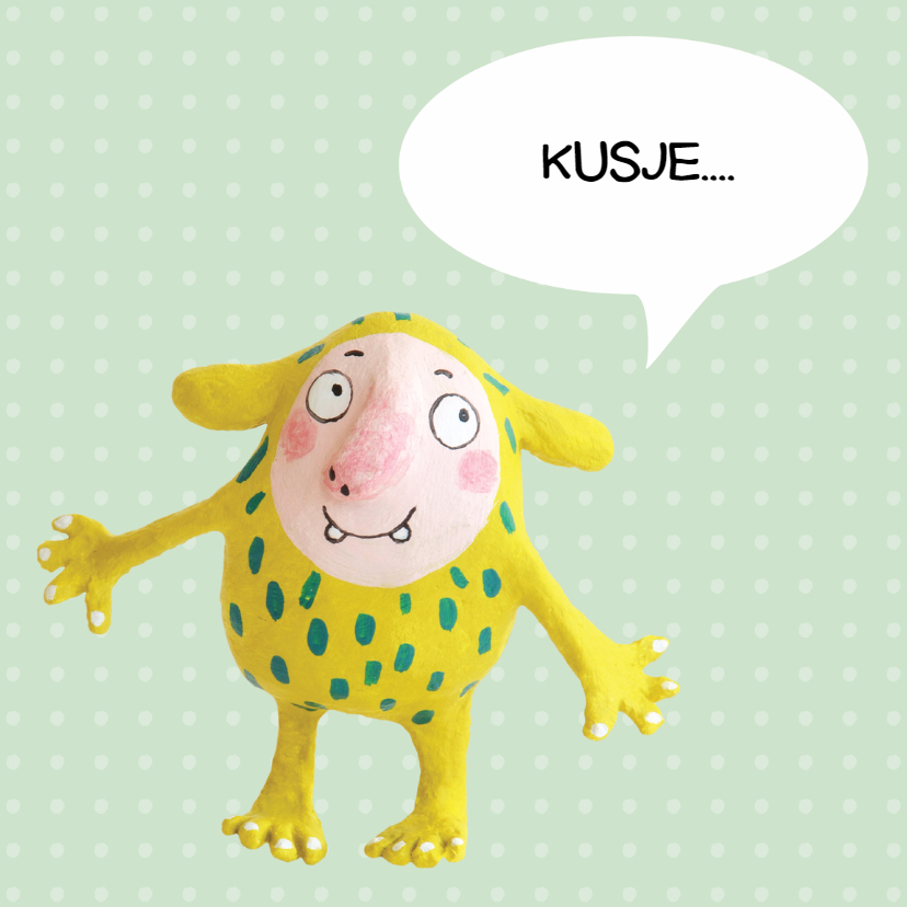Vriendschapskaart kusje - Vriendschap kaarten Vriendschap kaarten - Vriendschapskaart kusje