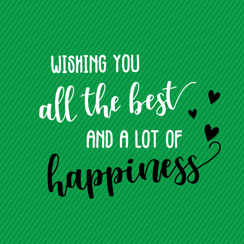 Wishing you all te best - vriendschapskaart - Vriendschap kaarten Vriendschap kaarten - Wishing you all te best - vriendschapskaart