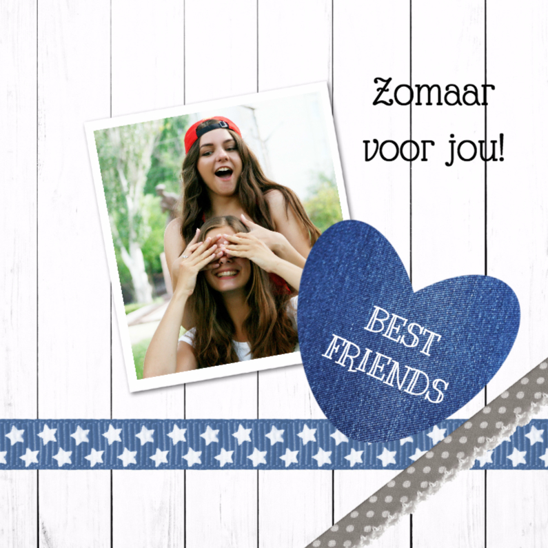 Zomaar voor jou - DH - Vriendschap kaarten Vriendschap kaarten - Zomaar voor jou - DH
