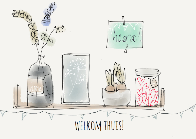 Welkom Thuis Plankje - Welkom thuis kaarten Welkom thuis kaarten - Welkom Thuis Plankje