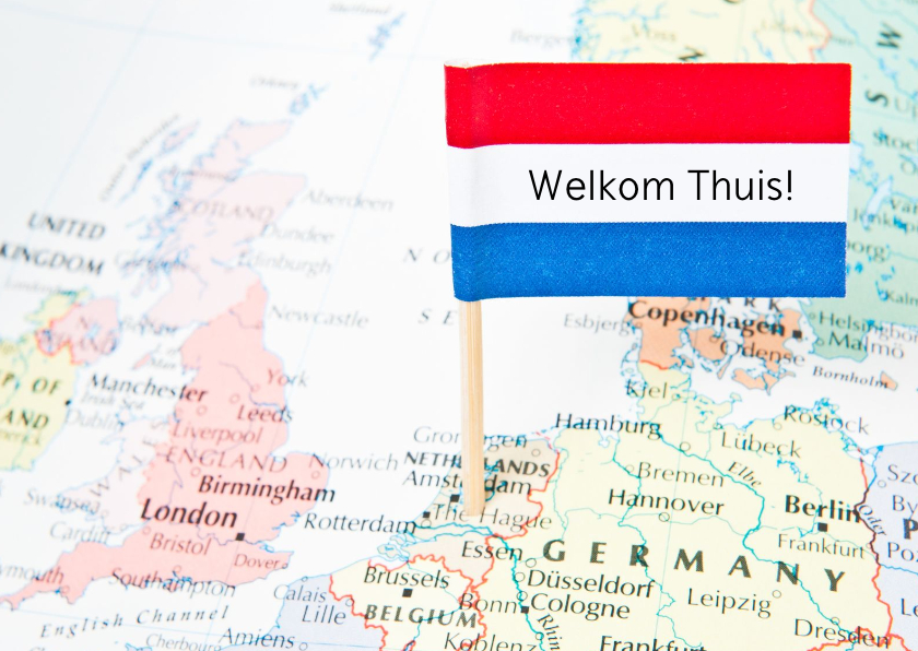 Welkom thuis - vlag op kaart - Welkom thuis kaarten Welkom thuis kaarten - Welkom thuis - vlag op kaart