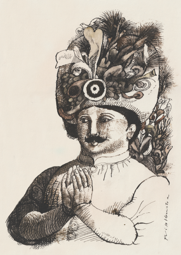 Wenskaarten - Bedankkaart van een man met een tulband op zijn hoofd