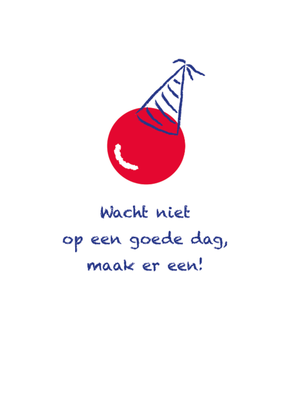 Wenskaarten - CliniClowns - Maak een goede dag