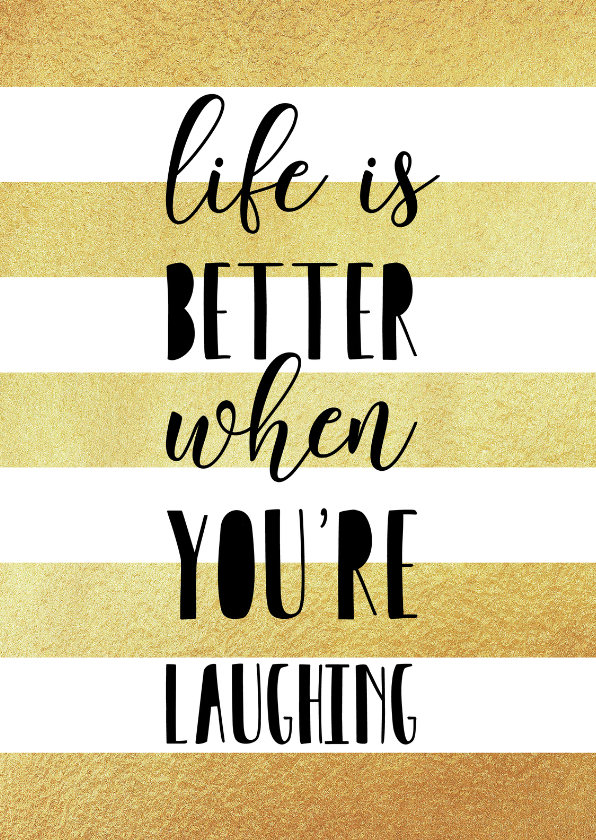 Coaching life is better - Wenskaarten Wenskaarten - Coaching life is better