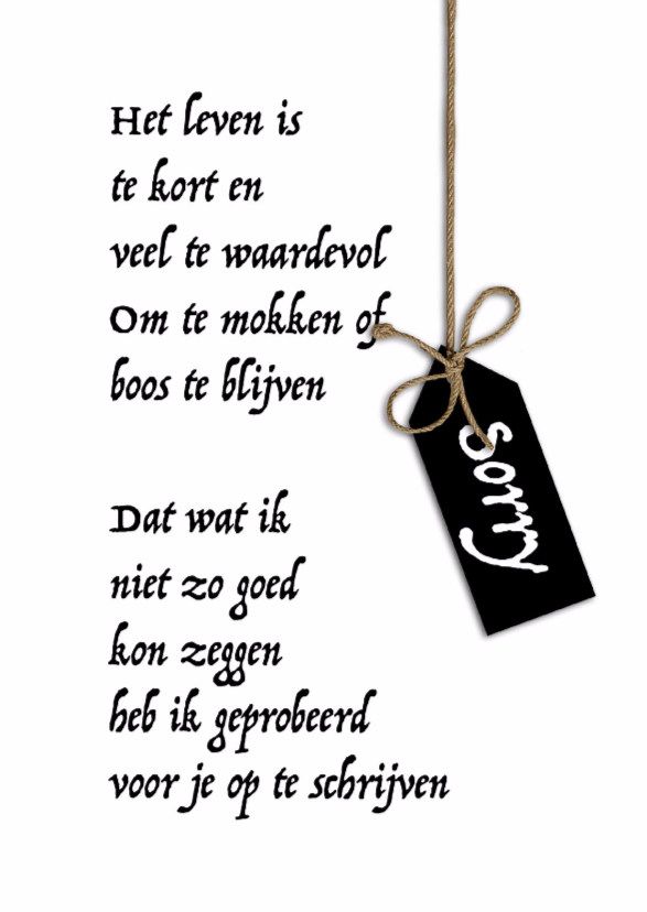 Wenskaarten - Goedmaker, het leven is-isf