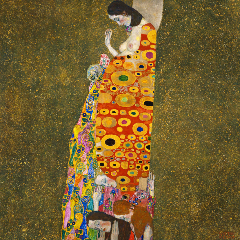 Gustav Klimt. Hoop - Wenskaarten Wenskaarten - Gustav Klimt. Hoop