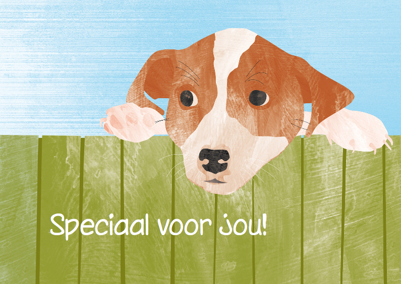 Wenskaarten - Hondje speciaal voor jou