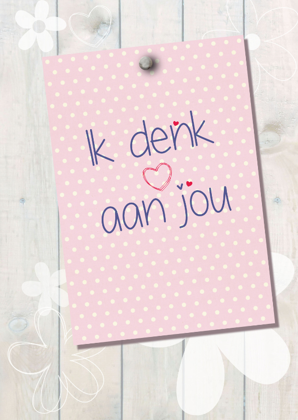Ik denk aan jou, liefs Wenskaarten Kaartje2go Ik denk aan jou, liefs Wenskaarten Kaartje2go